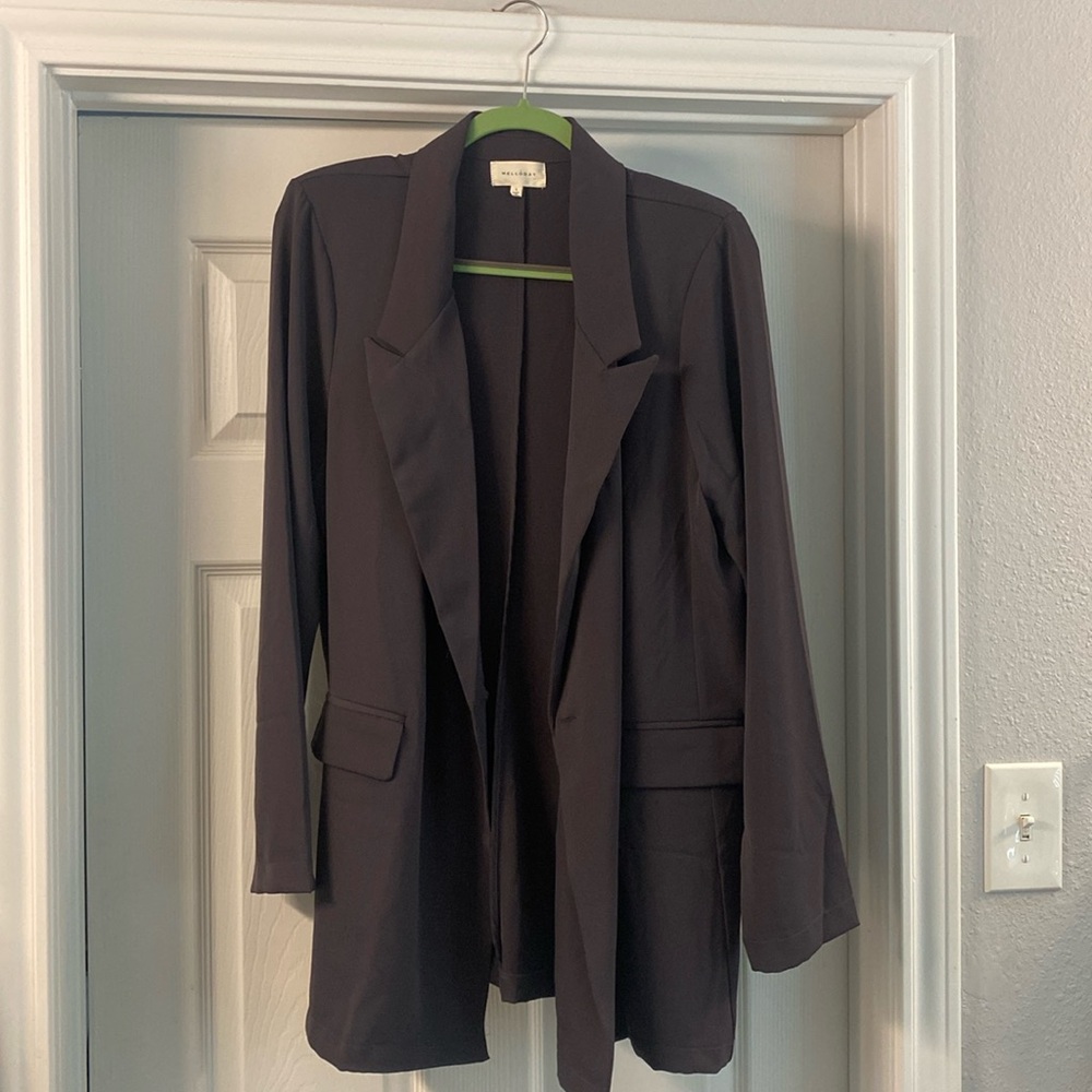 Melloday purple blazer